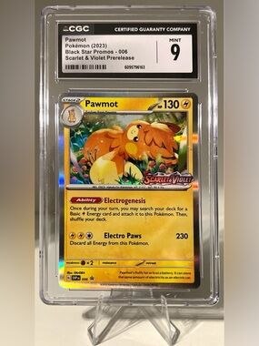 Pokémon TCG: Black Star Promos / SVP - PAWMOT 006 - CGC MINT 9